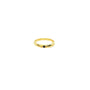Gold ring on a white background