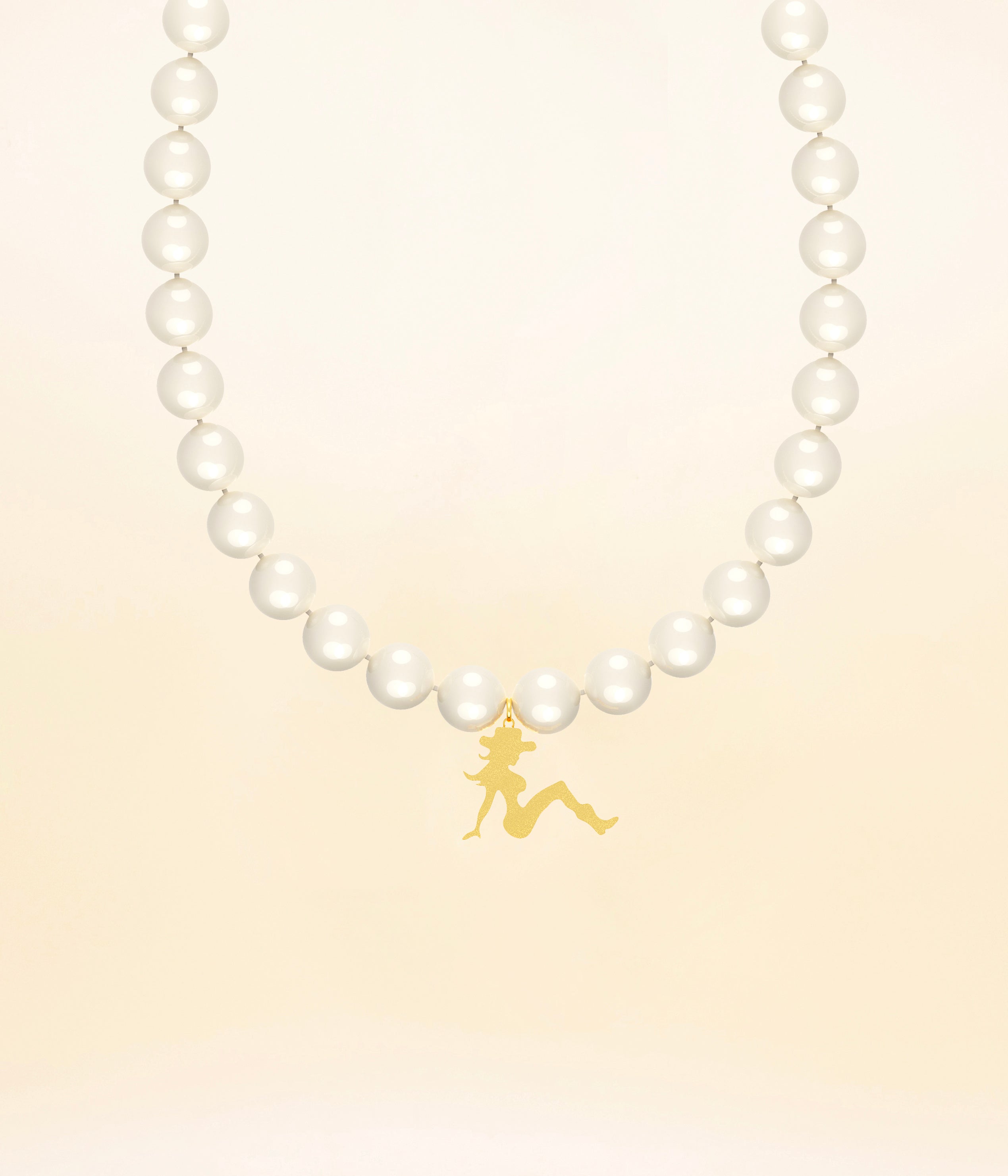 Cowgirl on Pearls Necklace