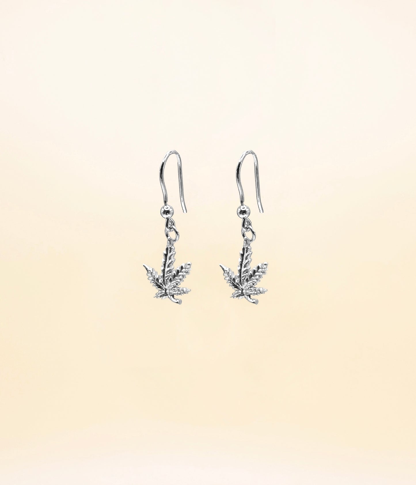 Thea Leaf Drop Earrings