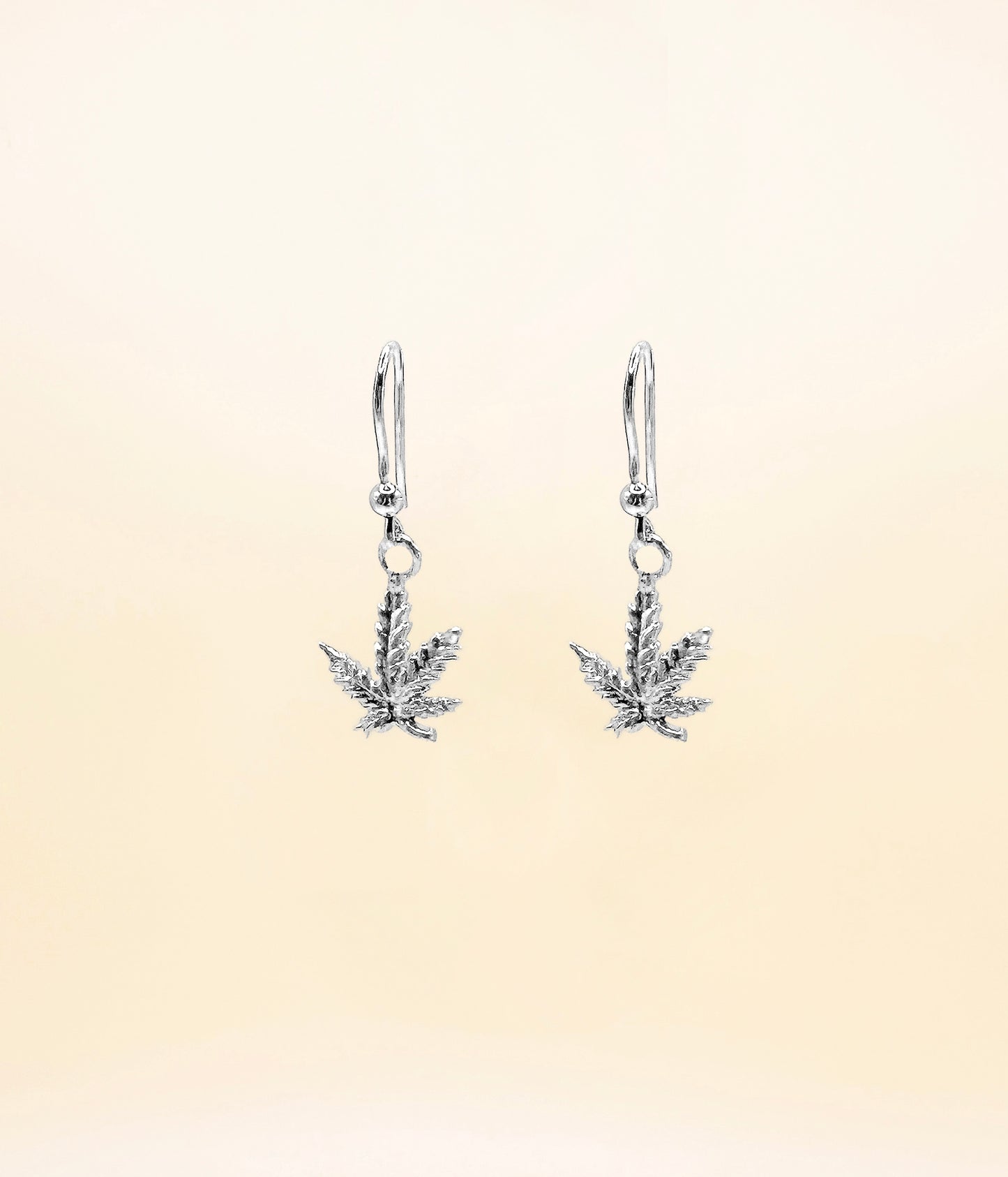 Thea Leaf Drop Earrings