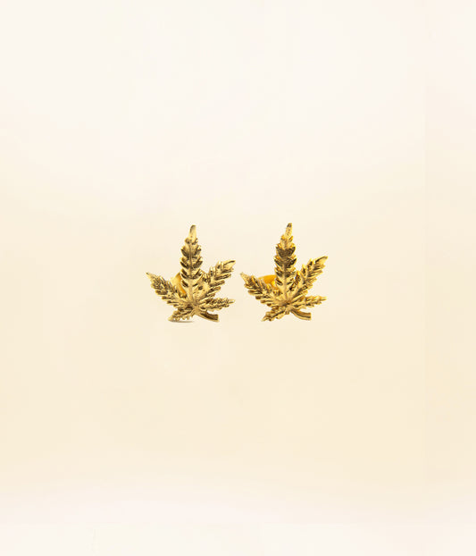 Thea Leaf Studs